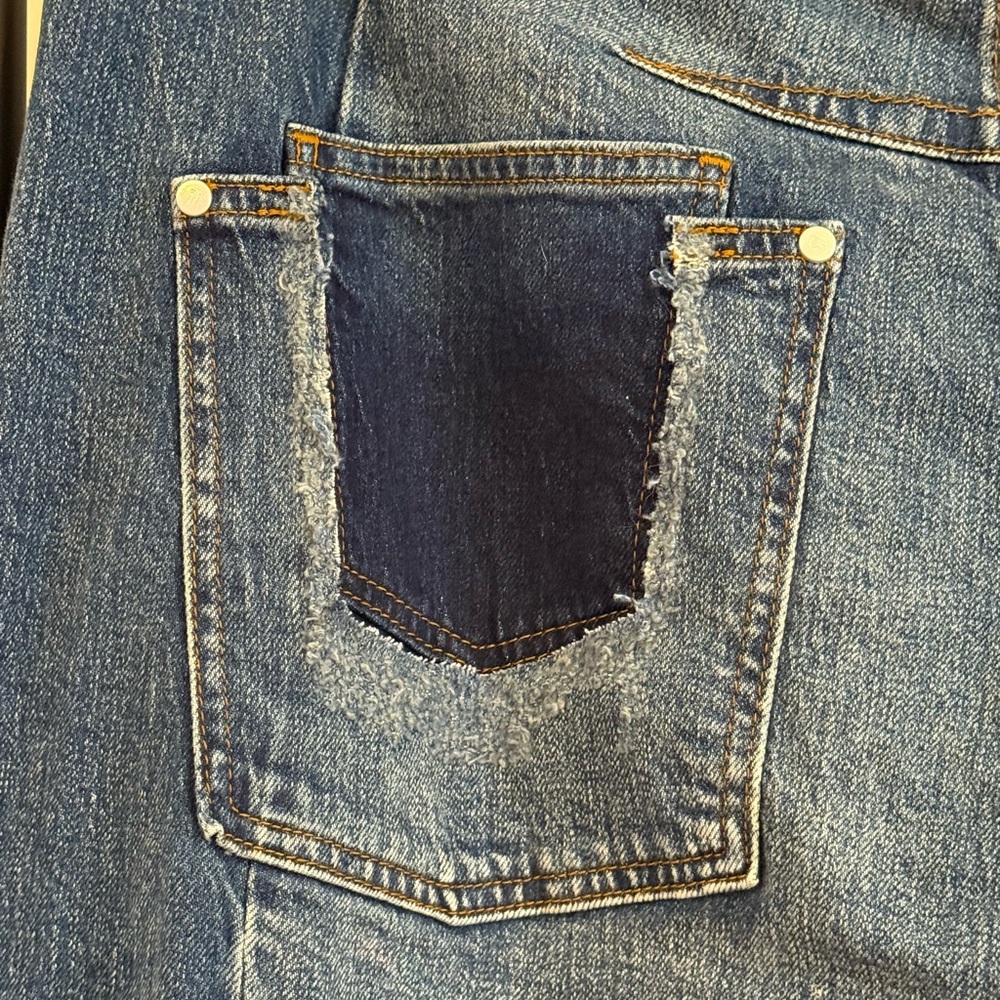 Pilcro for Anthropologie Wide Leg Flare Jeans